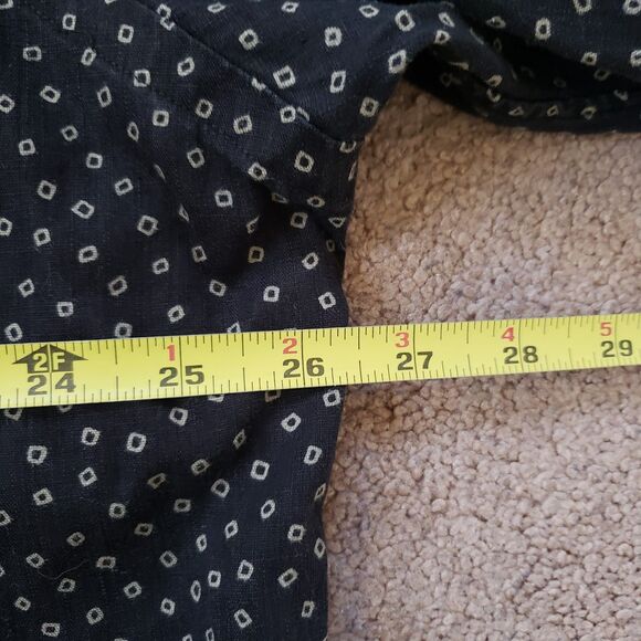 Vintage Polo Ralph Lauren Clayton 100% Linen Size XL Mens Black Button Up Shirt - Picture 6 of 6